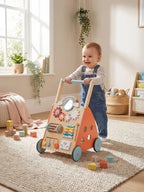 Multi-Aktivitets Træ Baby Gåvogn