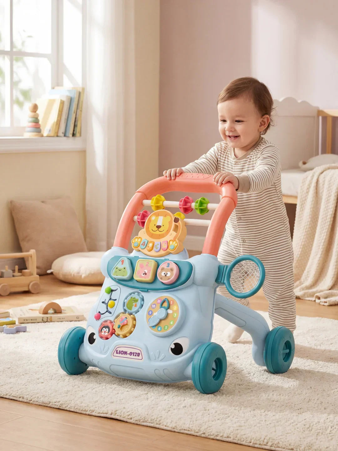 Interactive Baby Walker with Activity Center – First Steps Toy