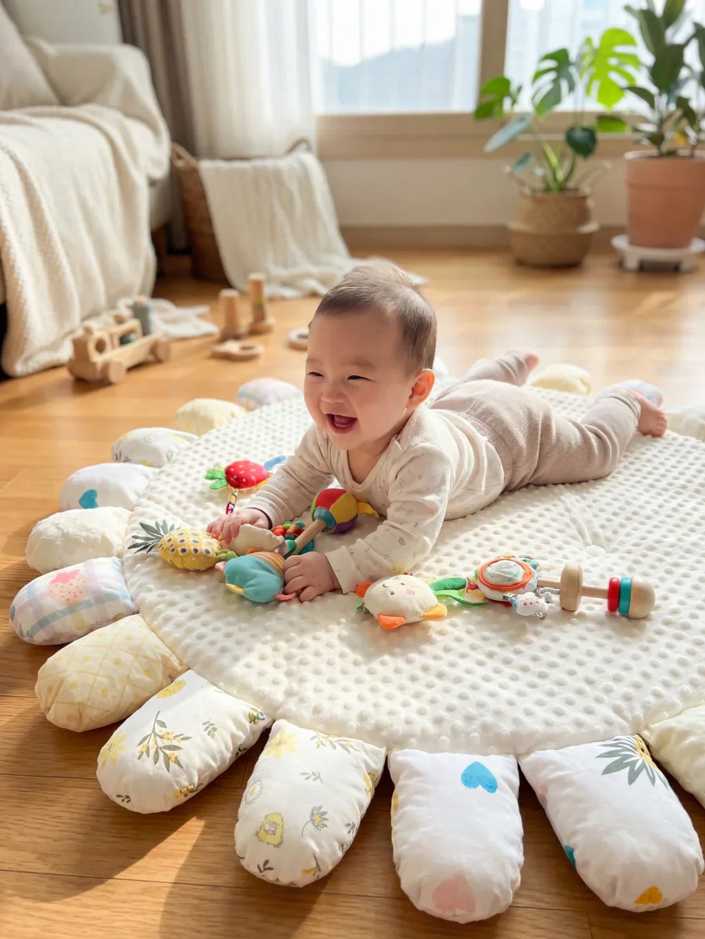 Soft Activity Mat for Playtime and Early Development
