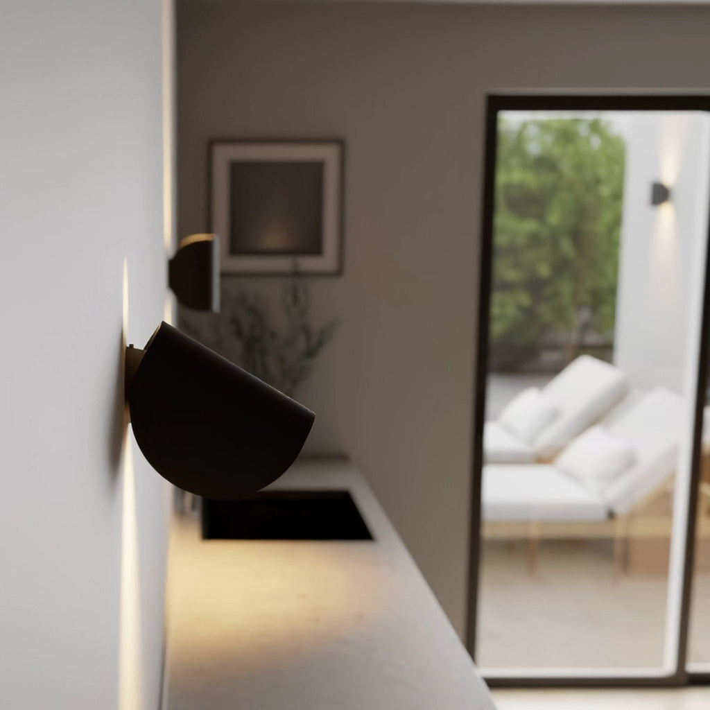 SolaraGlow Diffusierte Warme Wandleuchte für Wohnzimmer und Arbeitsbereiche