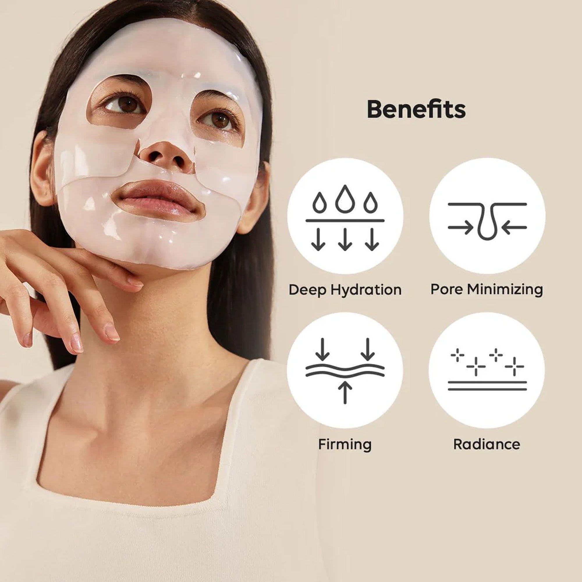 NysaGlow Bio-Collagen Mask For Daily Hydration And Radiance
