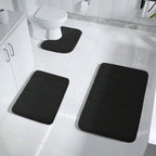 Tapis de bain en mousse à mémoire de forme CloudStride 3 pièces antidérapants
