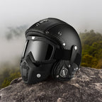 DOTおよびECE認証のMotoJetヴィンテージチョッパーヘルメット