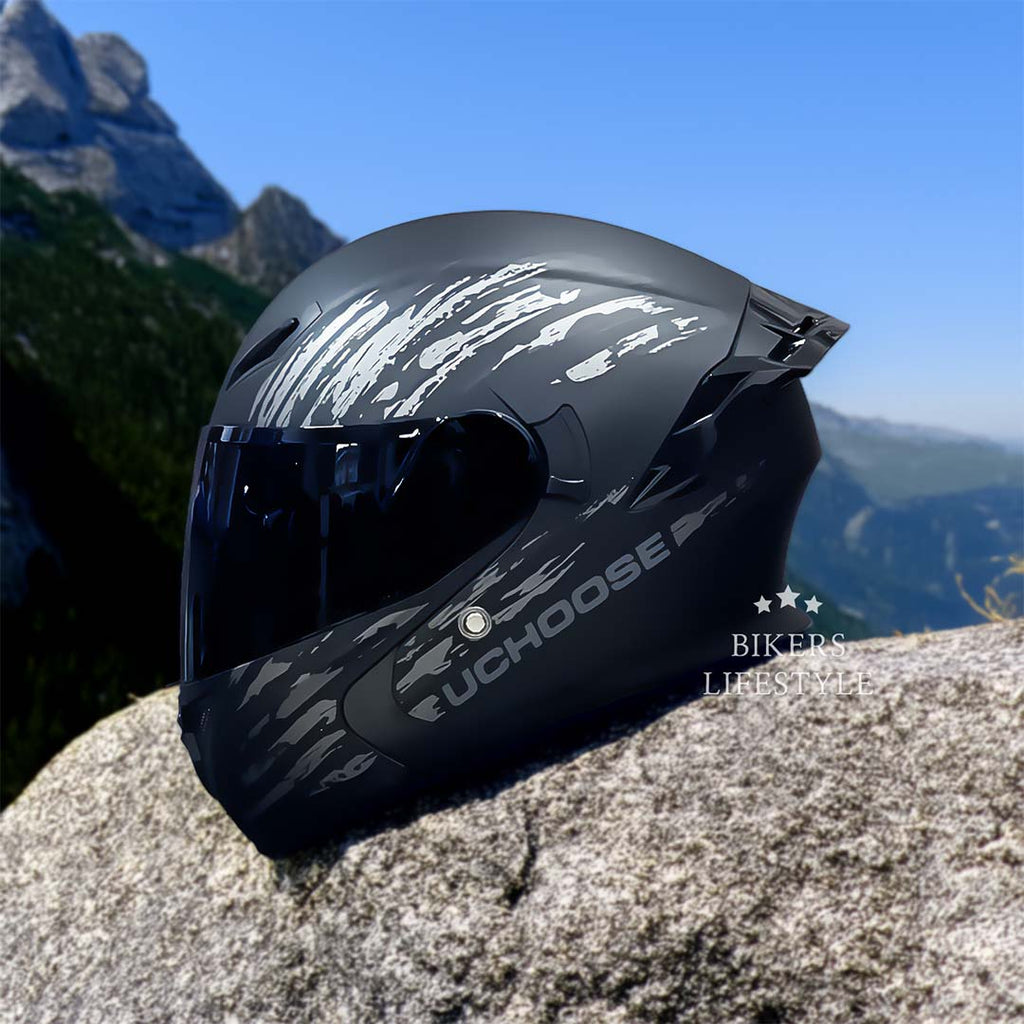 Casco FlipGuard Aprobado por DOT con Doble Lente para Motociclistas