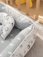 Extra-Long Baby Sleep Pod with Cervical Pillow