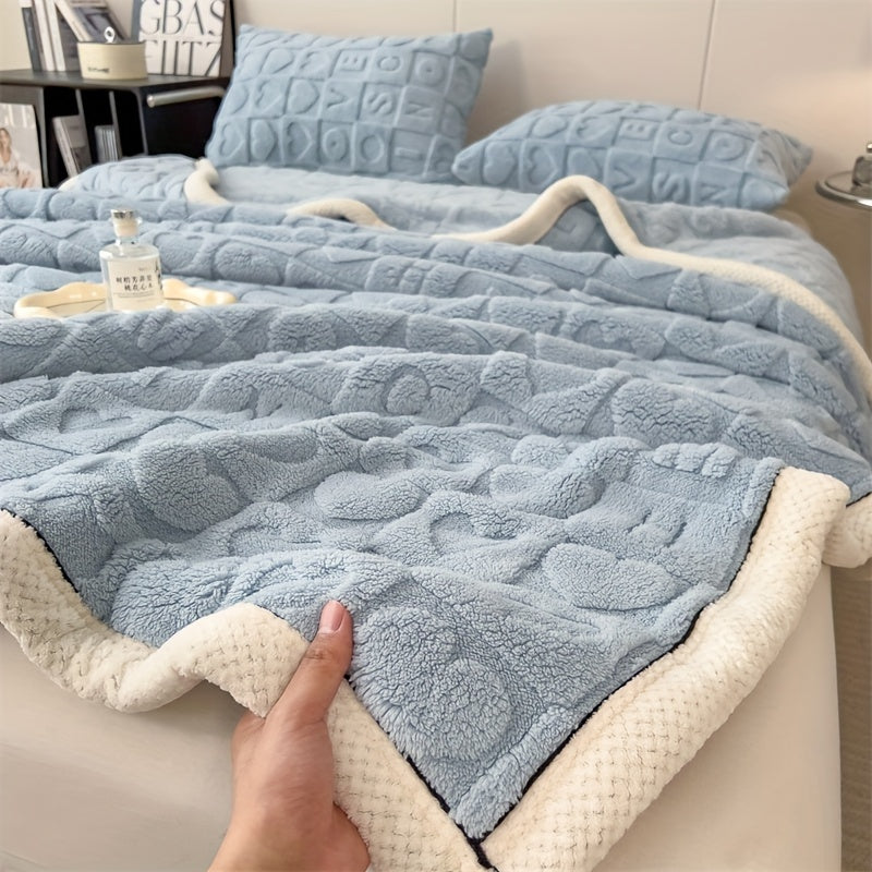 SnugLoom Cozy Fleece Blanket For Warmth And Home Comfort