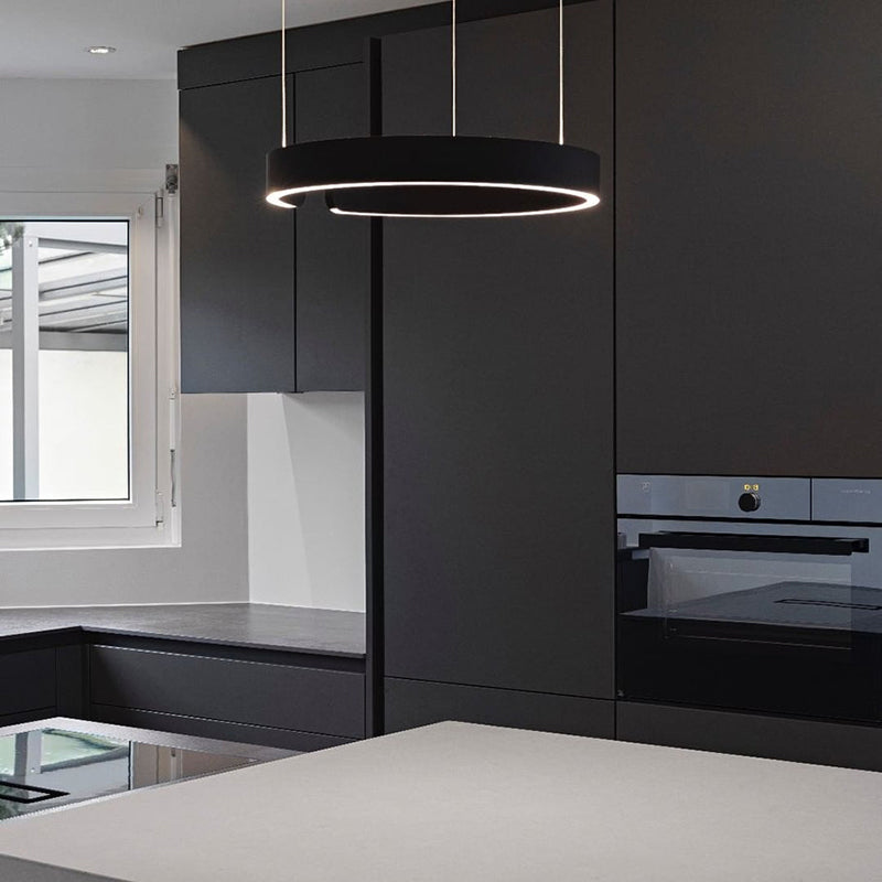 LumaCircle Modern LED Pendant for Living Room and Dining