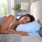 BambooRest Kylkudde i Memory Foam med Bambufiber för Nackstöd, Andningsbar