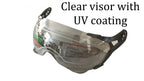 NovaStride Retro Helmet With Bubble Visor And Lightweight ABS