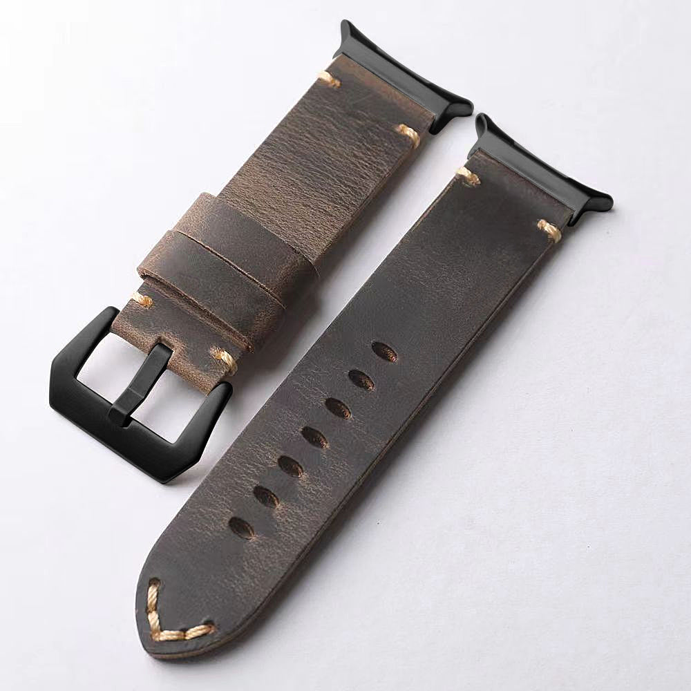 Ardentora Leather Band With Vintage Look For Samsung Watch Ultra