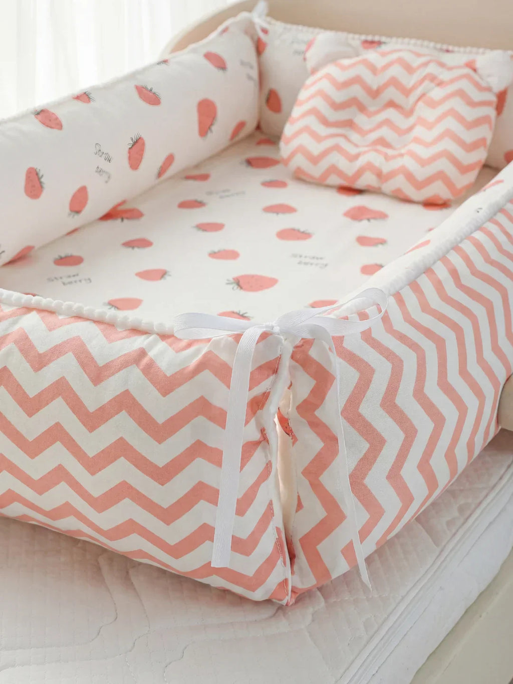 Extra-Long Baby Sleep Pod with Cervical Pillow