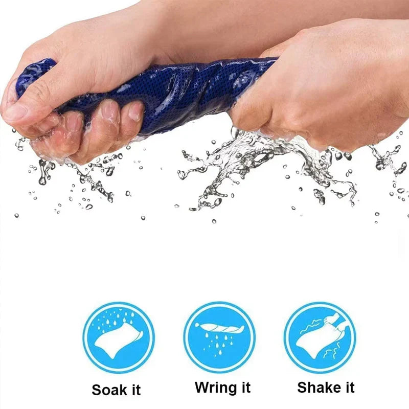 ChillWrap Cooling Towel Neck Wrap For Sports And Outdoor Use