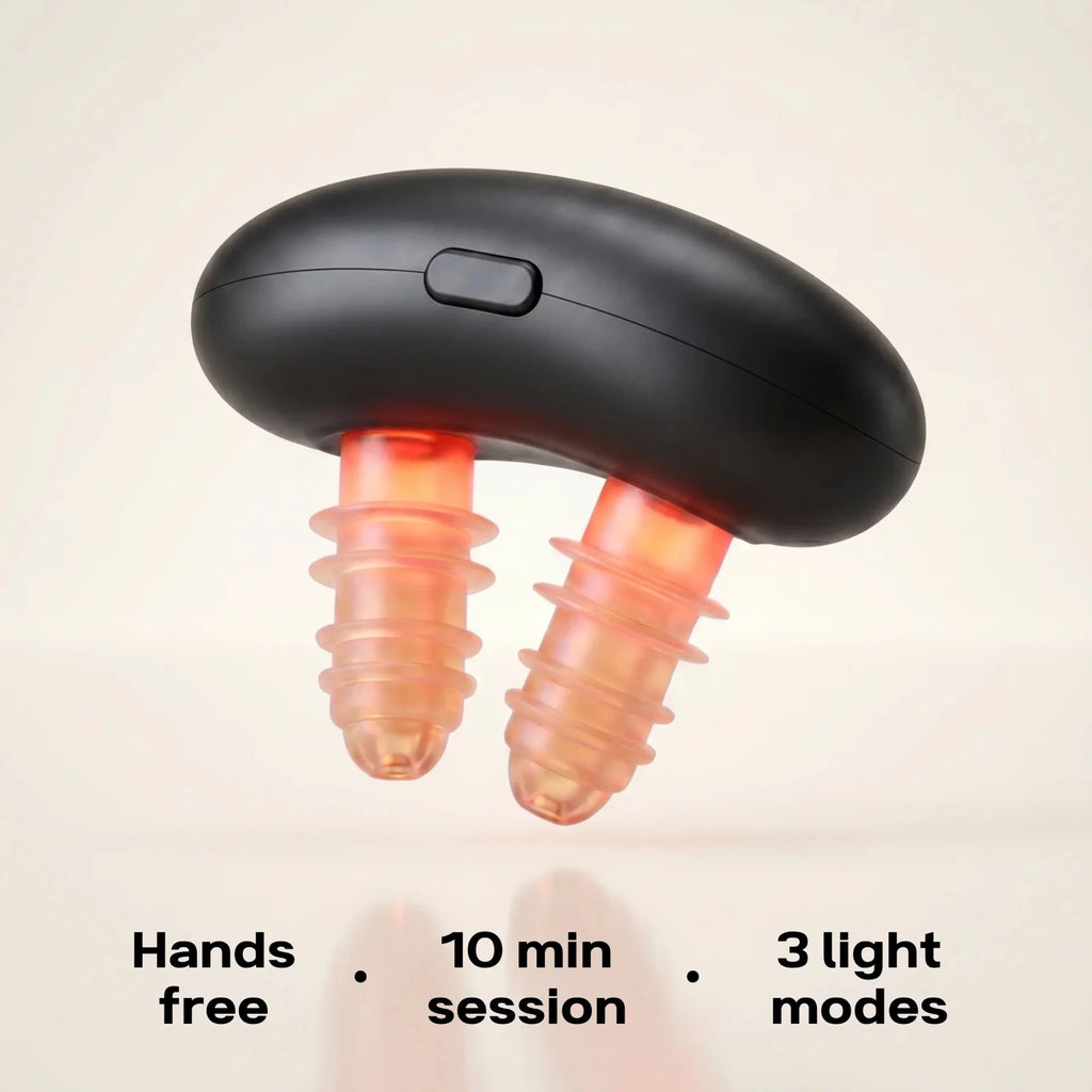 Dispositif nasal NasoGlow 650 à lumière rouge – Thérapie nasale par lumière mains libres de 10 minutes