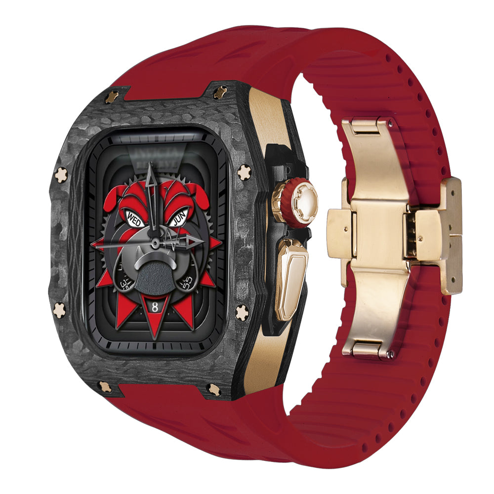 Novex Karbonfibersett for Apple Watch Ultra Retrofit-etui
