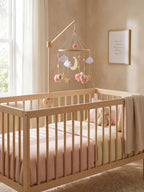 Wooden Baby Mobile – Gentle Crib Decor for Calm Sleep and Sensory Play
