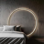 NovaHalo LumaNova Modern Minimalist İç Mekanlar İçin Dairesel Duvar Lambası