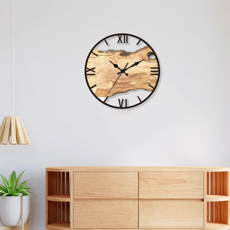 Horloge murale transparente AstraLume pour intérieurs minimalistes