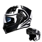 Casco modulare con doppia visiera ribaltabile, certificazione DOT ed ECE e fodera removibile