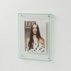 NovaGlass Coloured Clear Acrylic Photo Frame For Wall Display
