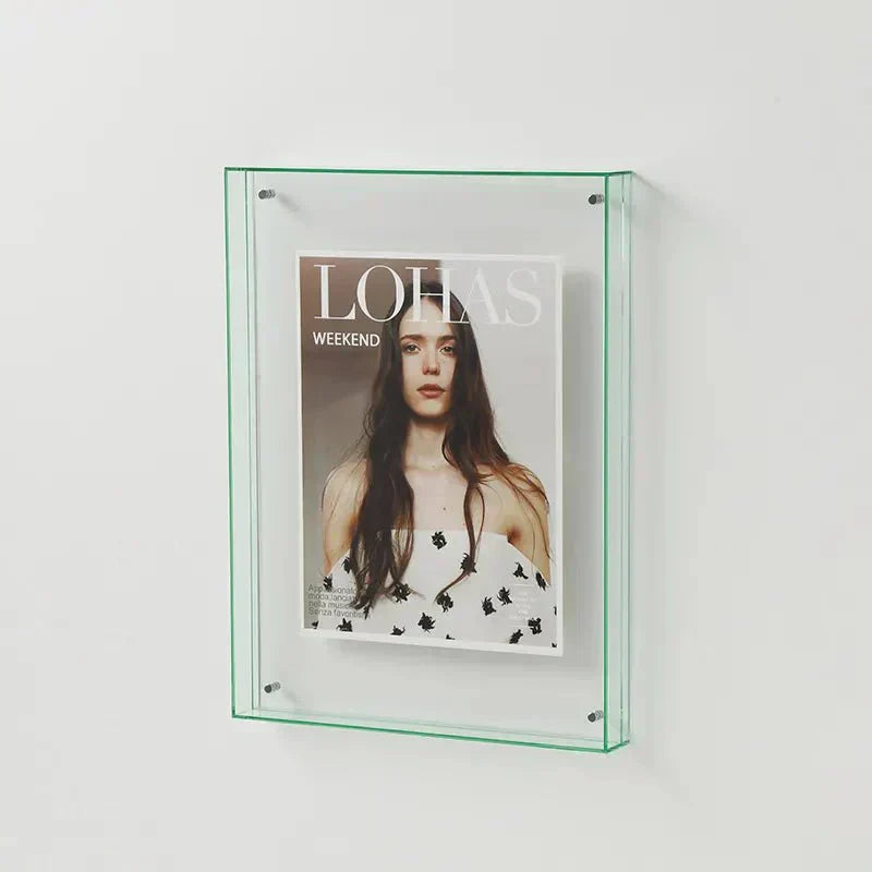 NovaGlass Coloured Clear Acrylic Photo Frame For Wall Display