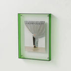NovaGlass Coloured Clear Acrylic Photo Frame For Wall Display