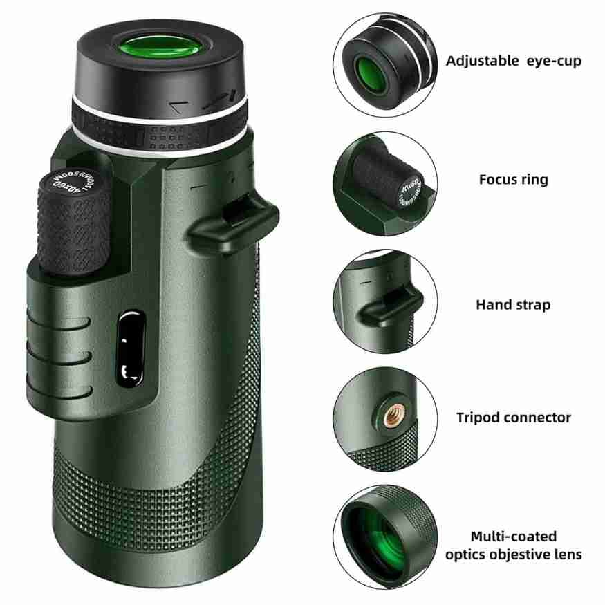 Arden 600x Kuş Gözlemi İçin HD Netlikte Kompakt Tasarımlı Monoküler