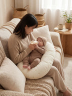 Quilted Nursing Pillow for Comfortable Feeding