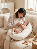 Quilted Nursing Pillow for Comfortable Feeding