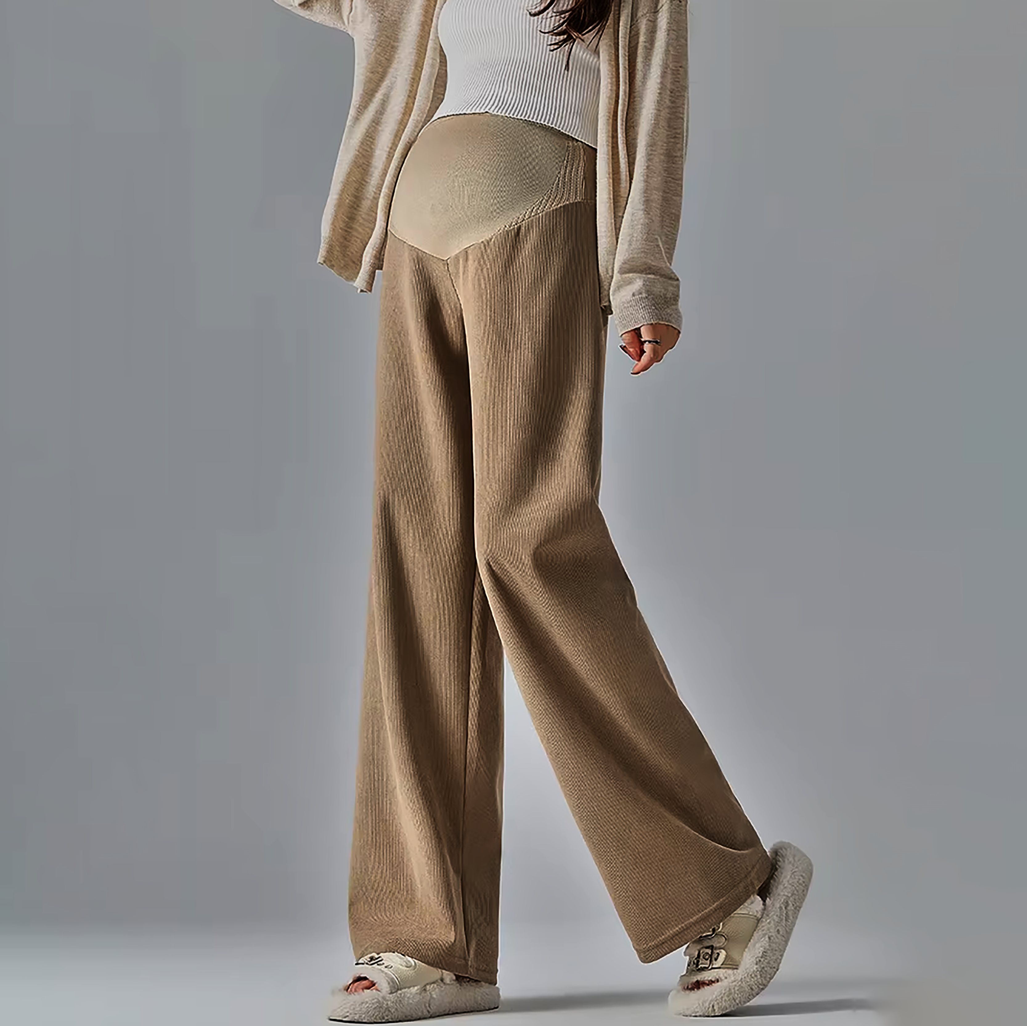 Pantaloni Premaman Casual a Vestibilità Comoda per Future Mamme