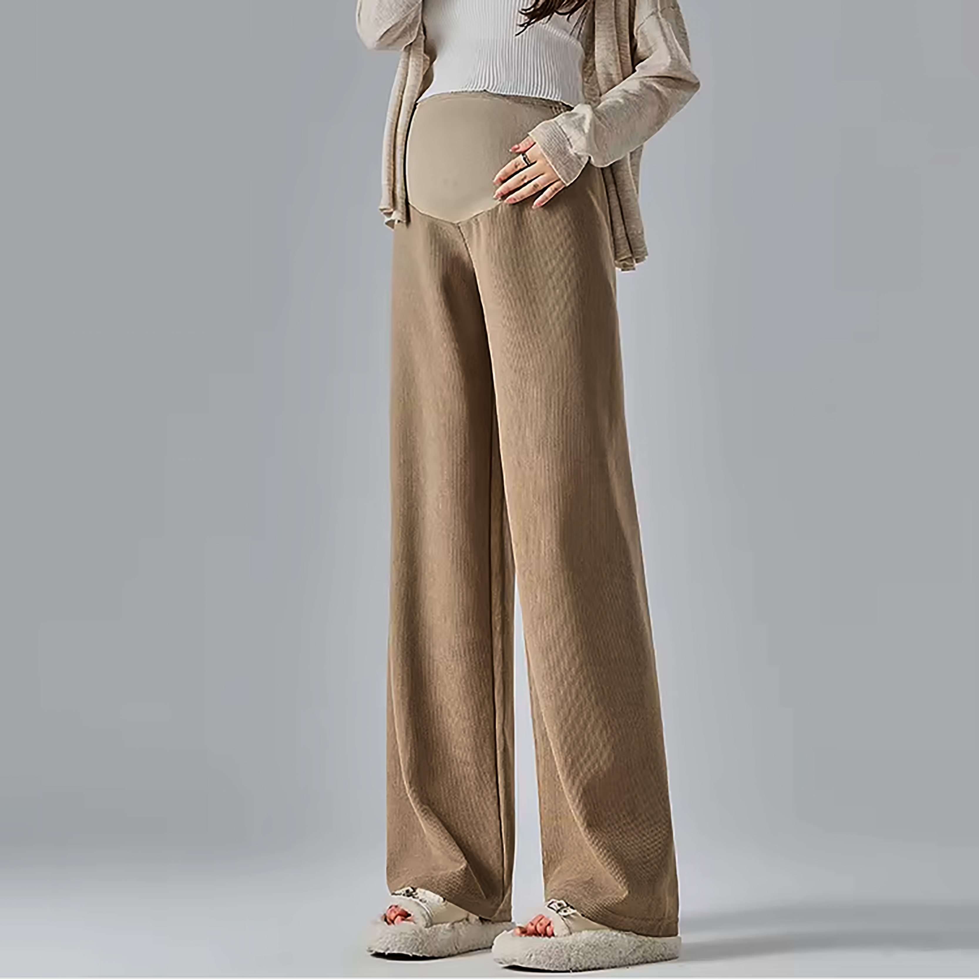 Pantaloni Premaman Casual a Vestibilità Comoda per Future Mamme
