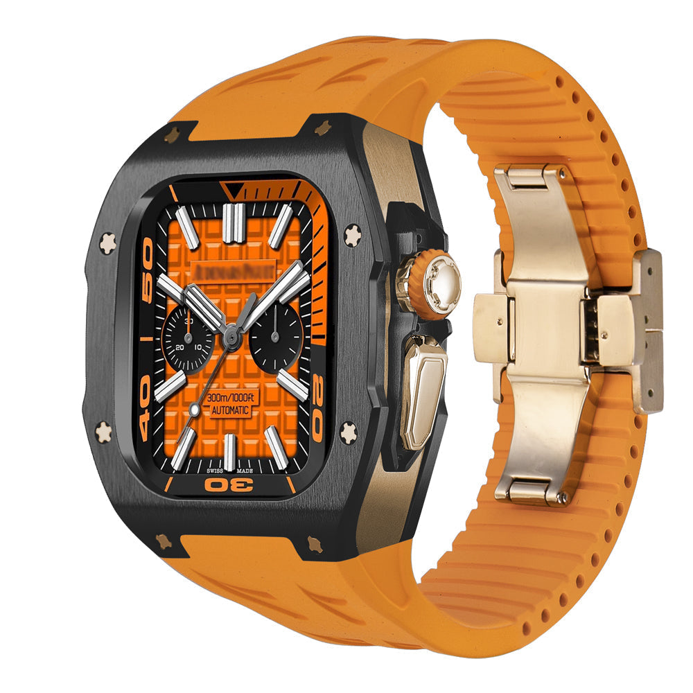 AstraGuard Titanium Case With Fluor Rubber Strap For Apple Watch Ultra