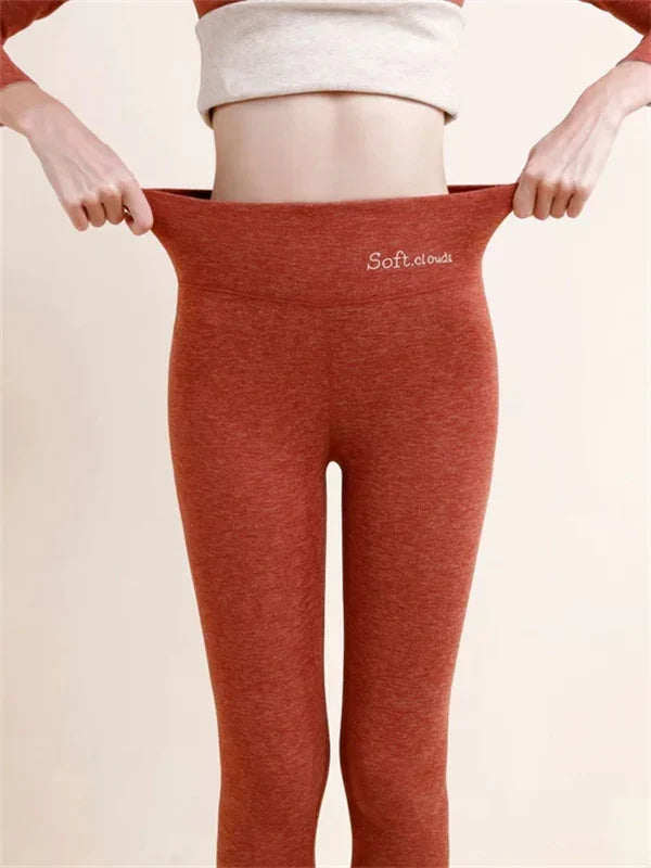 AstraWeave Cashmere-Lined Winter Leggings For Cozy Warmth