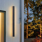 Nyx Black LED Finish Edition Linear Wall Light Outdoor