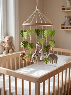 Compact Wooden Baby Mobile & Support Arm Set