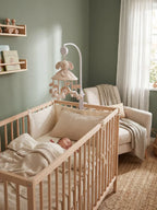 Soothing Wooden Baby Musical Mobile & Support Arm