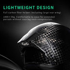 Riders Carbon Fiber Helmet, Lightweight Full Face Design, DOT ECE Approved