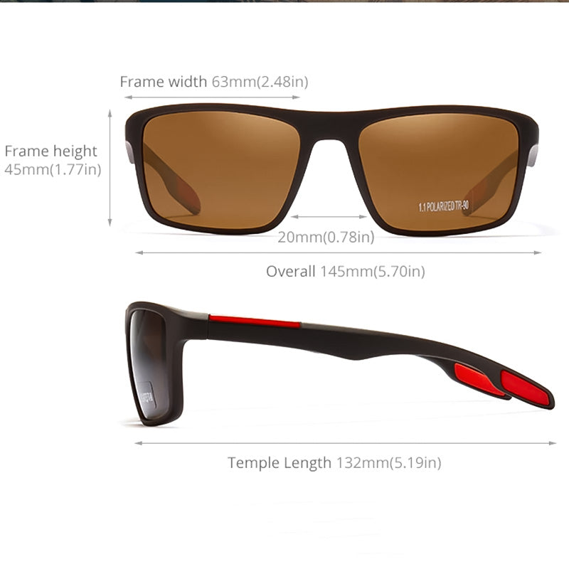 AeroLite TR90 Polarize Spor ve Sürüş Gözlüğü