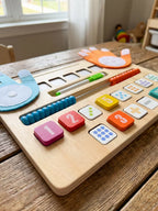 Kids Wooden Math Board – Interactive Counting and Number Learning Toy