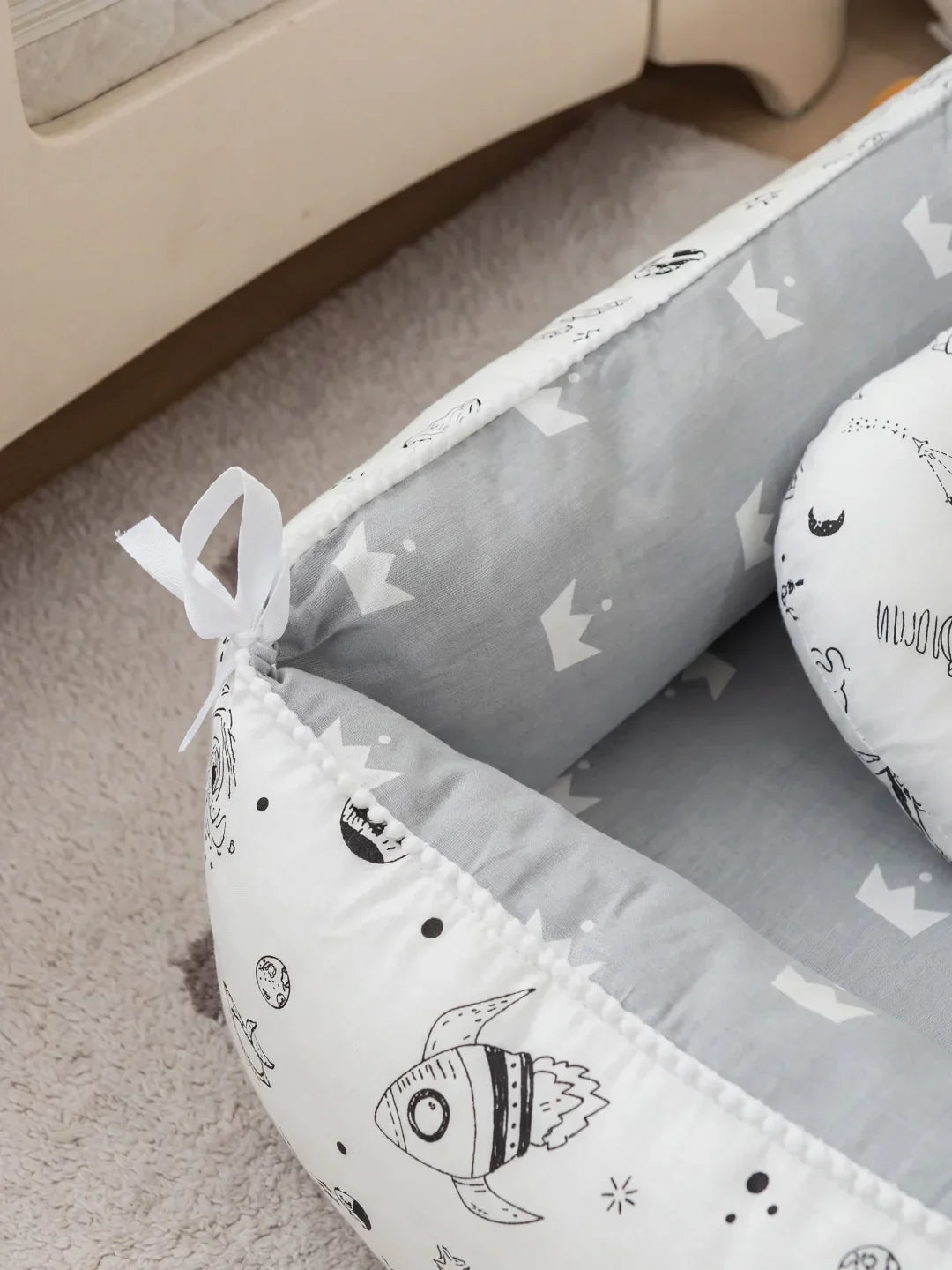 Extra-Long Baby Sleep Pod with Cervical Pillow