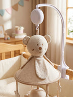 Soothing Wooden Baby Musical Mobile & Support Arm