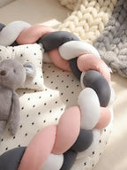Breathable Bionic Baby Nest with Braided Bumper