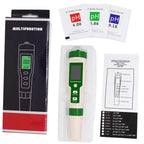 PlantPro Multi Parameter Water Meter for pH, TDS, EC, ORP, and Temperature