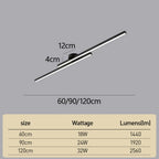 Minimalist Aluminum LED Ceiling Light By LumenVale For Living Rooms Design