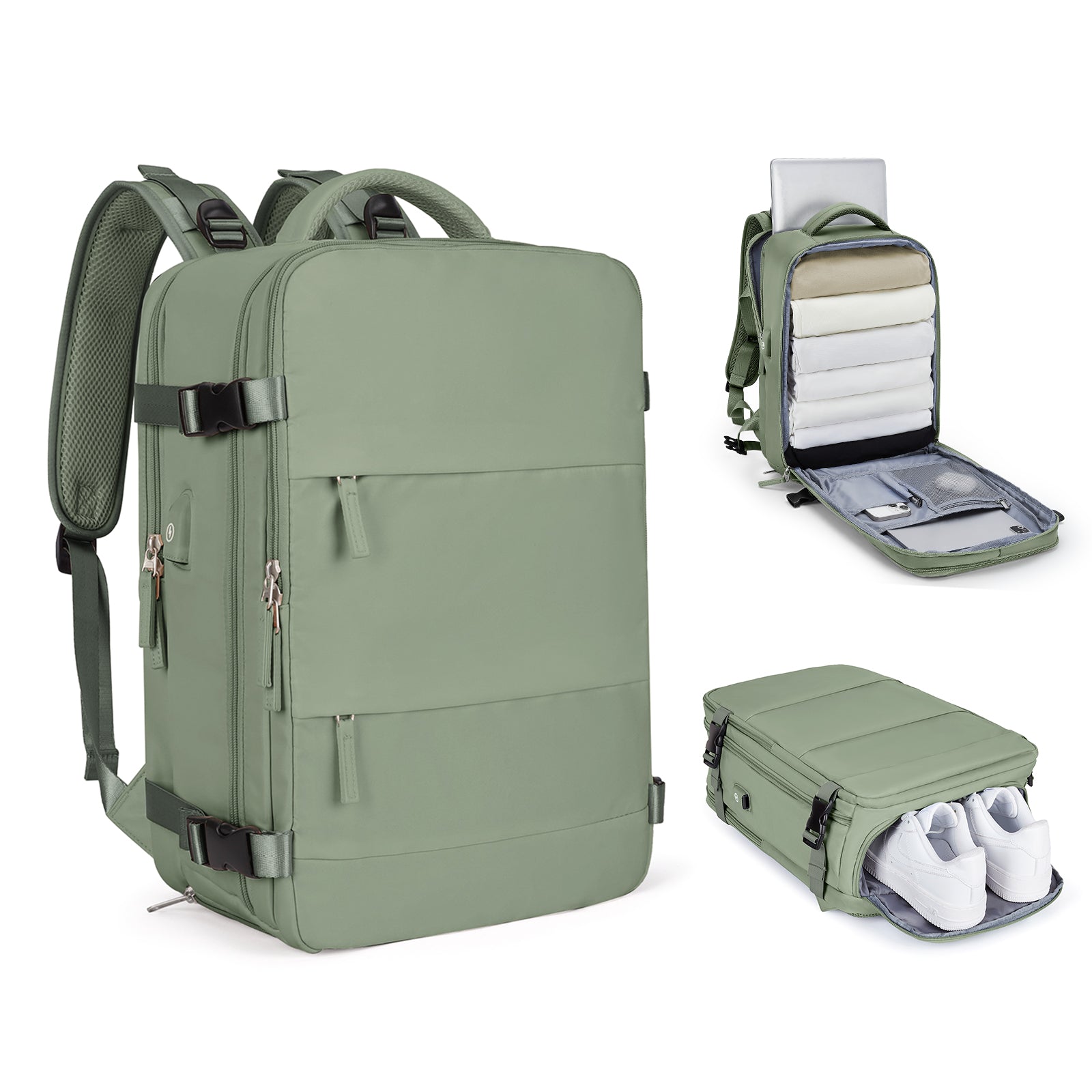Solara Glide Unisex Smart erweiterbarer Reiserucksack
