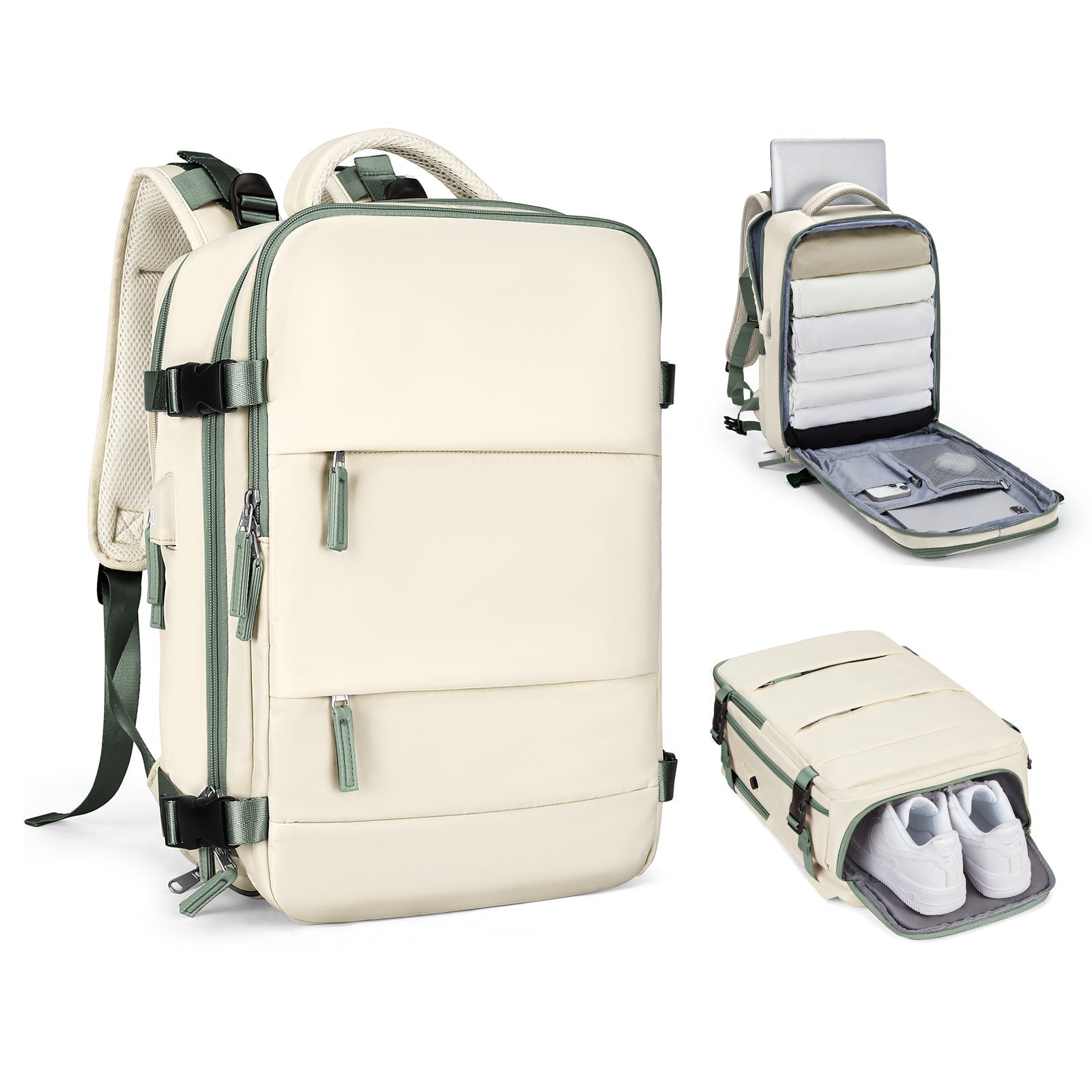 Solara Glide Unisex Smart erweiterbarer Reiserucksack