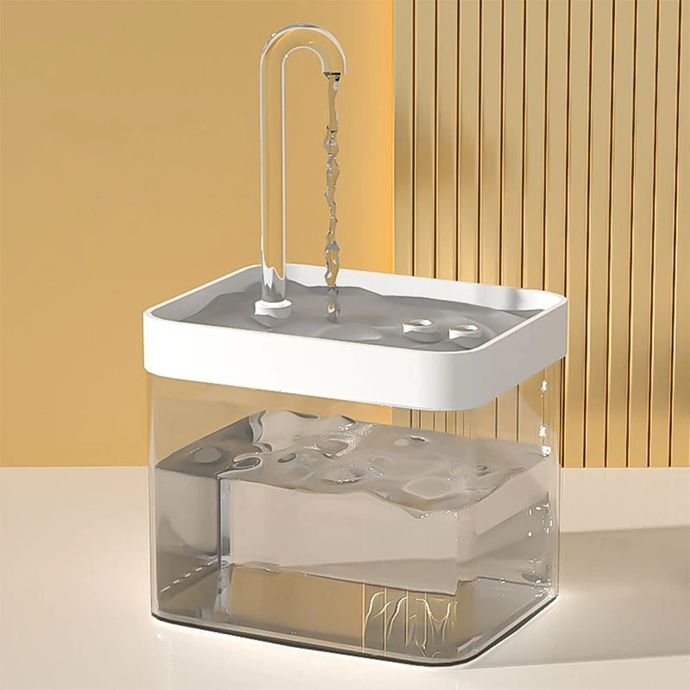 QuellFlow Hydration Fountain For Cats Provides Fresh Water All Day
