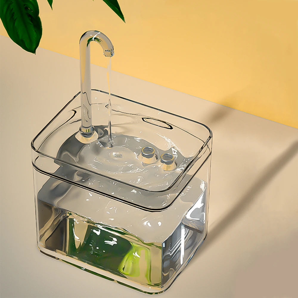 QuellFlow Hydration Fountain For Cats Provides Fresh Water All Day