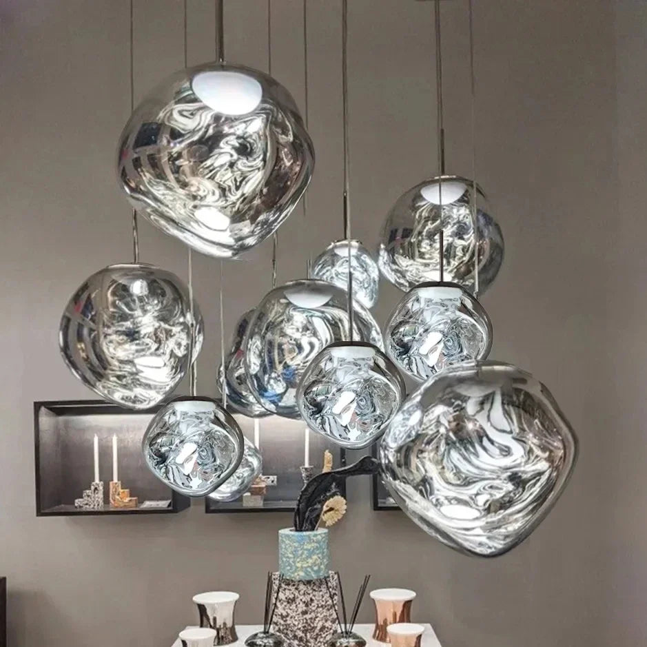Fjordline Nordic Pendant Light With Clear Glass For Dining Kitchens And Living Rooms