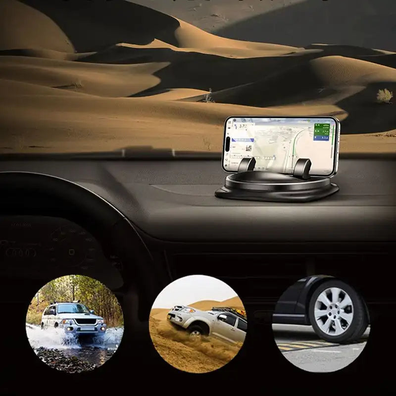 Soporte para teléfono de coche AeroMount 360 grados para tablero o ventilación