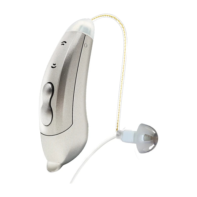 Diskret Bluetooth høreapparat med appkontroll for eldre